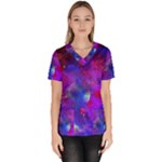 Galaxy Now  Women s V-Neck Scrub Top