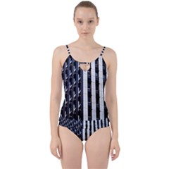 Architecture Building Pattern Cut Out Top Tankini Set by Amaryn4rt