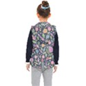 Floral pattern Kids  Hooded Puffer Vest View2