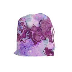 Abstract Texture Background Drawstring Pouch (large) by Wegoenart