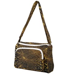 Quantum Physics Wave Particles Front Pocket Crossbody Bag by Wegoenart