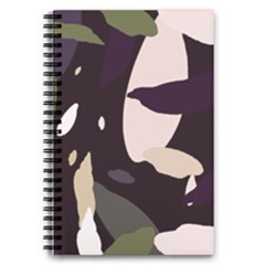 Pattern Formes Vert/noir  5 5  X 8 5  Notebook by kcreatif