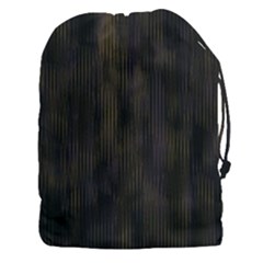 Abstrait Lignes Marron Drawstring Pouch (3xl) by kcreatif