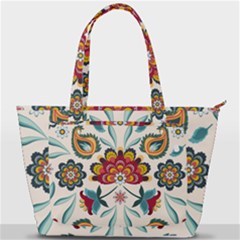 Baatik Print  Back Pocket Shoulder Bag  by designsbymallika