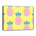 Summer Pineapple Seamless Pattern Canvas 16  x 12  (Stretched) View1