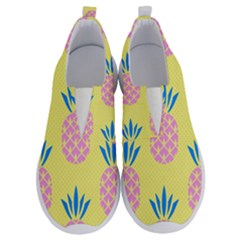 Summer Pineapple Seamless Pattern No Lace Lightweight Shoes by Sobalvarro