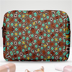 Colorful Modern Geometric Print Pattern Make Up Pouch (large) by dflcprintsclothing