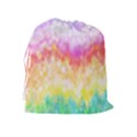 Rainbow Pontilism Background Drawstring Pouch (XL) View2