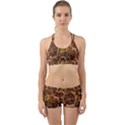 Steampunk Patter With Gears Back Web Gym Set View1