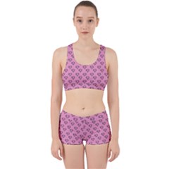 Heart Face Pink Work It Out Gym Set by snowwhitegirl