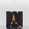 Tour Eiffel Paris Nuit Full Print Rope Handle Tote (Large) View1