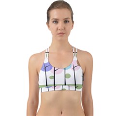 Forest Trees Nature Plants Back Web Sports Bra by HermanTelo