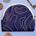 GOLDEN LINES PATTERN Horseshoe Style Canvas Pouch View2
