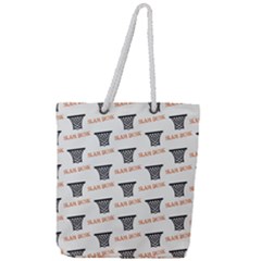 Slam Dunk Baskelball Baskets Full Print Rope Handle Tote (large) by mccallacoulturesports