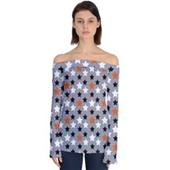 All Star Basketball Off Shoulder Long Sleeve Top by mccallacoulturesports