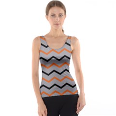 Basketball Thin Chevron Tank Top by mccallacoulturesports