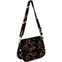 GOLDEN CHAIN PRINT Saddle Handbag View1