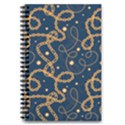 GOLDEN CHAIN PATTERN 5.5  x 8.5  Notebook View1
