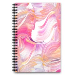 Pink Paint Brush 5 5  X 8 5  Notebook by designsbymallika