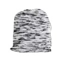 Texture Noir/Gris Drawstring Pouch (XL) View1