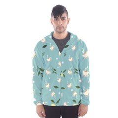 Tea Is Love Men s Hooded Windbreaker by designsbymallika