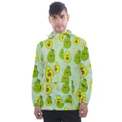 Avocado Love Men s Front Pocket Pullover Windbreaker by designsbymallika