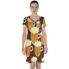 Drink Short Sleeve Nightdress by HermanTelo