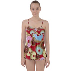 Donut  Babydoll Tankini Set by designsbymallika