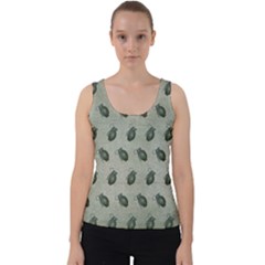 Army Green Hand Grenades Velvet Tank Top by McCallaCoultureArmyShop