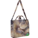 Close Up Mushroom Abstract Square Shoulder Tote Bag View2