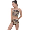Close Up Mushroom Abstract Summer Cropped Co-Ord Set View1