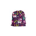 Colorful Funny Christmas Pattern Drawstring Pouch (XS) View1