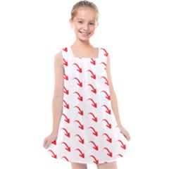 Create Your Own Custom Online Full Print Blank Template Kids  Cross Back Dress by startdesign