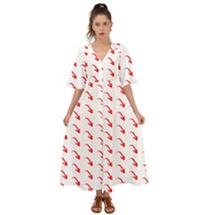 Create Your Own Custom Online Full Print Blank Template Kimono Sleeve Boho Dress by startdesign