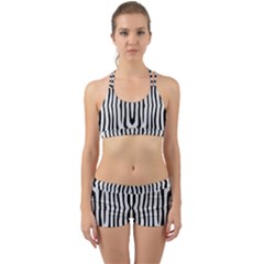 Abstrait Zèbres Taches Back Web Gym Set by kcreatif