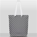 Pattern Formes Ronds Noir/Blanc Full Print Rope Handle Tote (Small) View2