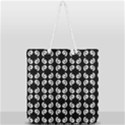 Pattern Formes Ronds Noir Full Print Rope Handle Tote (Large) View2