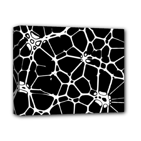 Neurons Braid Network Wattle Yarn Deluxe Canvas 14  X 11  (stretched) by HermanTelo