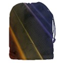 Rainbow Waves Mesh Colorful 3d Drawstring Pouch (3XL) View1