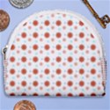 Background Flowers Multicolor Horseshoe Style Canvas Pouch View1