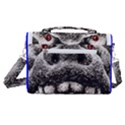 Monster Sculpture Extreme Close Up Illustration 2 Satchel Shoulder Bag View3