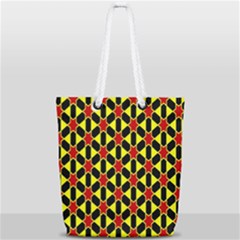 Rby 111 Full Print Rope Handle Tote (small) by ArtworkByPatrick