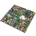 Pepe The Frog Memes of 2019 Picture Patchwork Pattern Wooden Puzzle Square View2