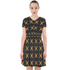 Df Ikonos Quanika Adorable In Chiffon Dress by deformigo