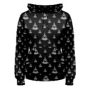 Buddhism Motif Print Pattern Design Women s Pullover Hoodie View1