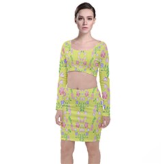 I Love Pink Flowers 2 Top And Skirt Sets by fabqa