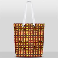 Rby-b-9-5 Full Print Rope Handle Tote (small) by ArtworkByPatrick