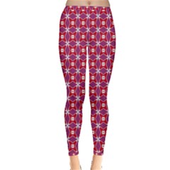 Df Magenta Rumor Inside Out Leggings by deformigo