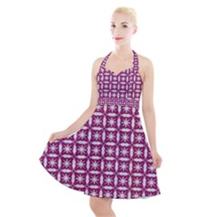 Df Crociere Halter Party Swing Dress  by deformigo