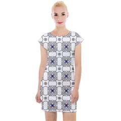 Df Snowland Cap Sleeve Bodycon Dress by deformigo